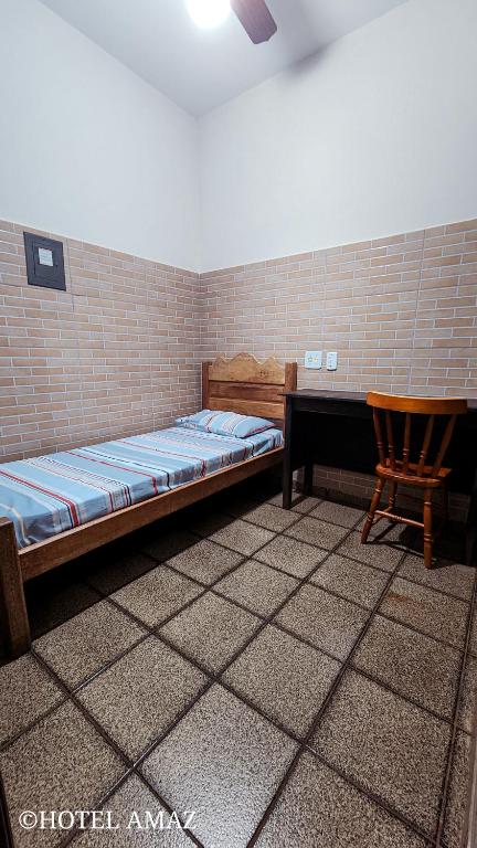 Quarto Individual do Hotel Amaz